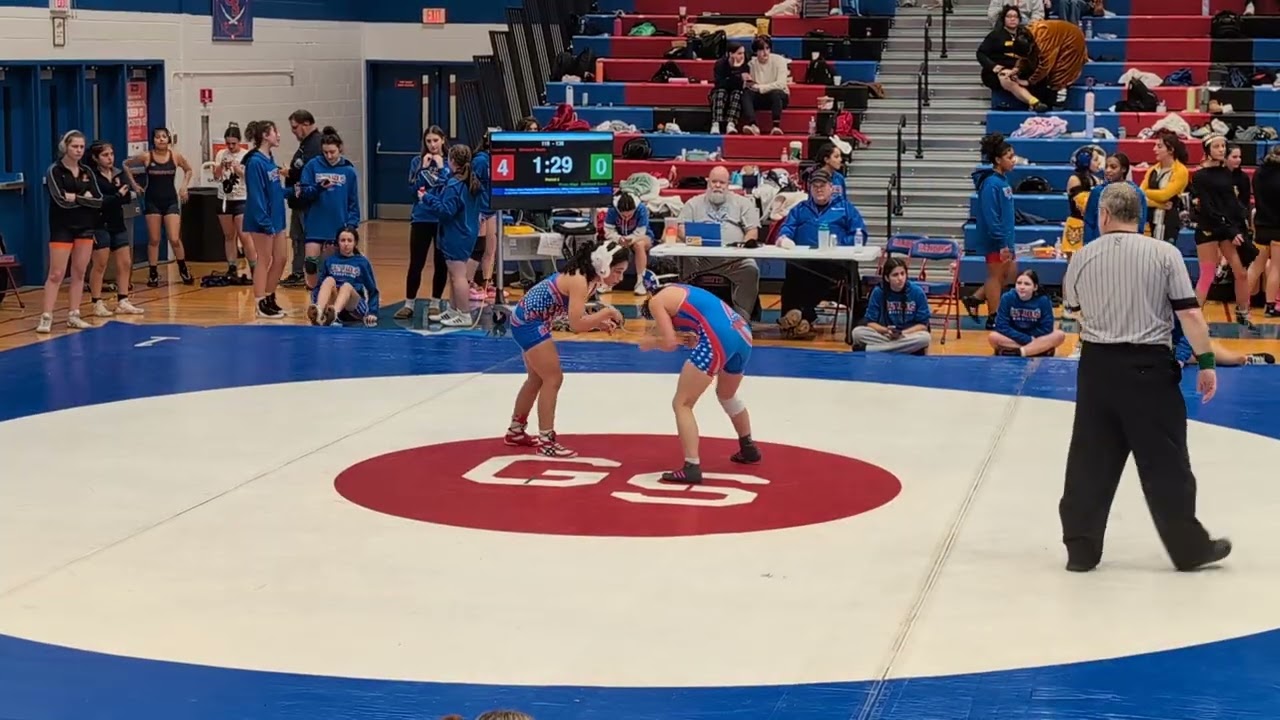 Isabel Wrestling Dec 2025 Glenbard South Tournament Match 2