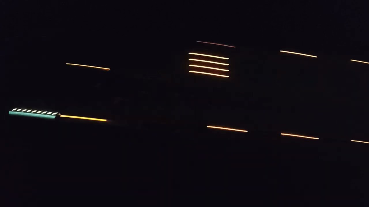 Paving asphalt I 35 in I 80 construction Night Part 1.