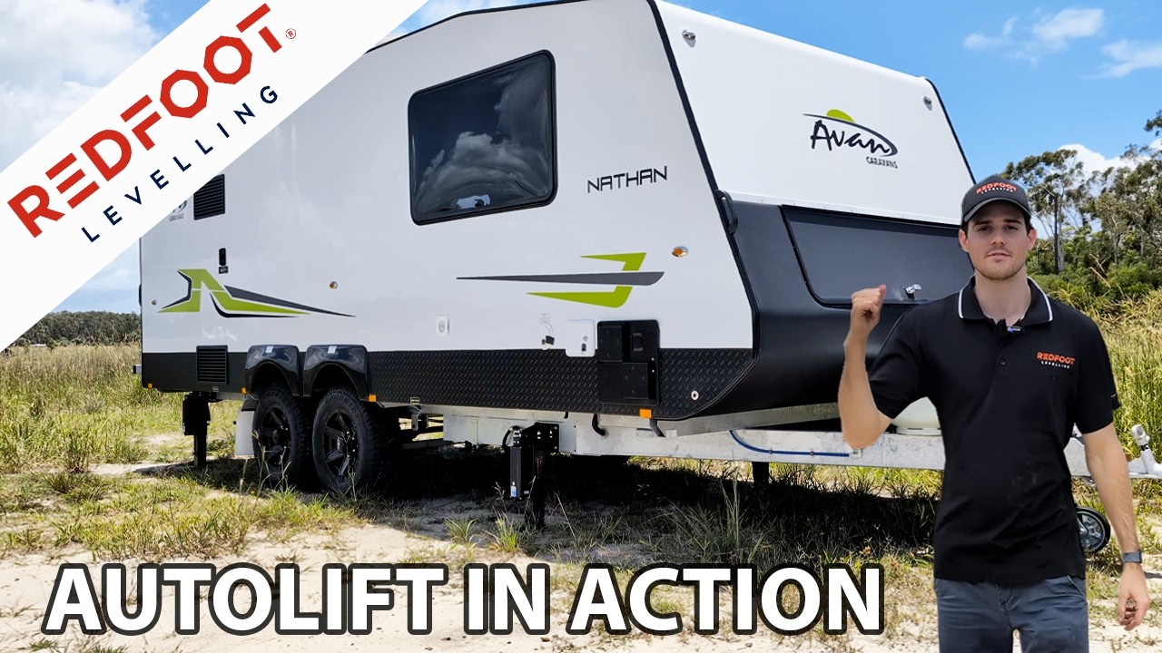 AUTOLIFT IN ACTION: Electric Caravan Levelling Demo - YouTube
