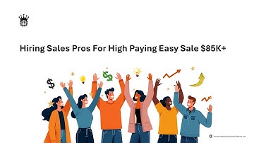 Wanted Sales Reps for Easy Sale $85K+