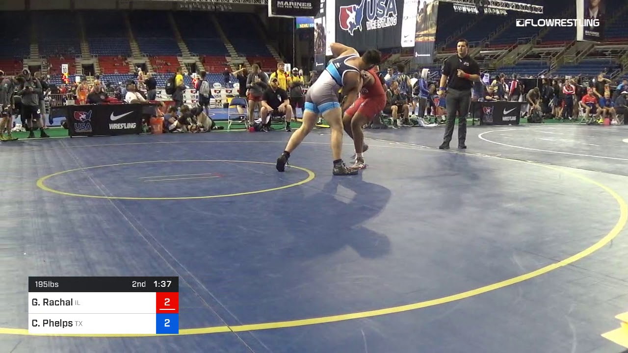 2019 USMC USAW Junior And Cadet National Championships - 195 Lbs Rnd Of 32 ...