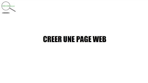 Créer une page web avec Bloc-notes