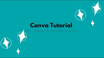 Vlogmas Day Four | Canva Tutorial - How I Made My Vlogmas Graphics