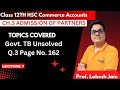 Admission of Partner Govt. TB  Pratical Problems No.3 Page 162
