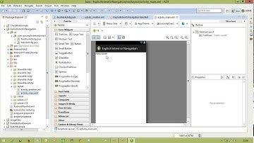 Android Tutorials - 21 : Explicit Intent Example