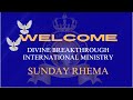 "I HAVE TO GET THIS OFF ME" Sunday Rhema @ DBIM Nassau, Bahamas