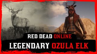 Red Dead Online - Legendary Ozula Elk Location - How To Craft Ozula Coat Garment
