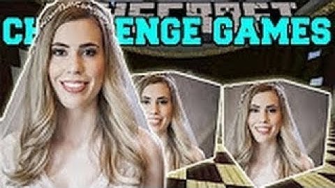 PopularMMOs Pat and Jen Minecraft JEN KING CHALLENGE GAMES Lucky Block Mod Modded Mini Gam