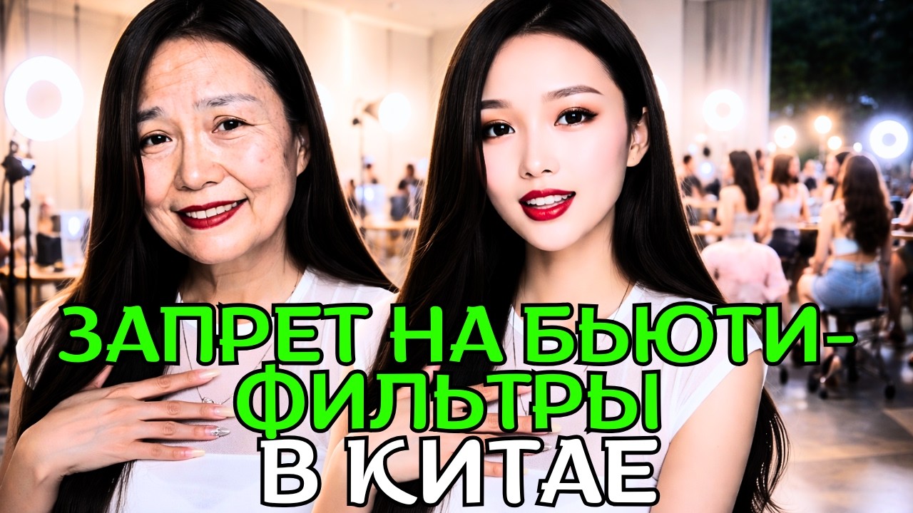 Китай запретил «фильтры красоты»! Стримеры в панике, вынуждены показывать реальную внешность!