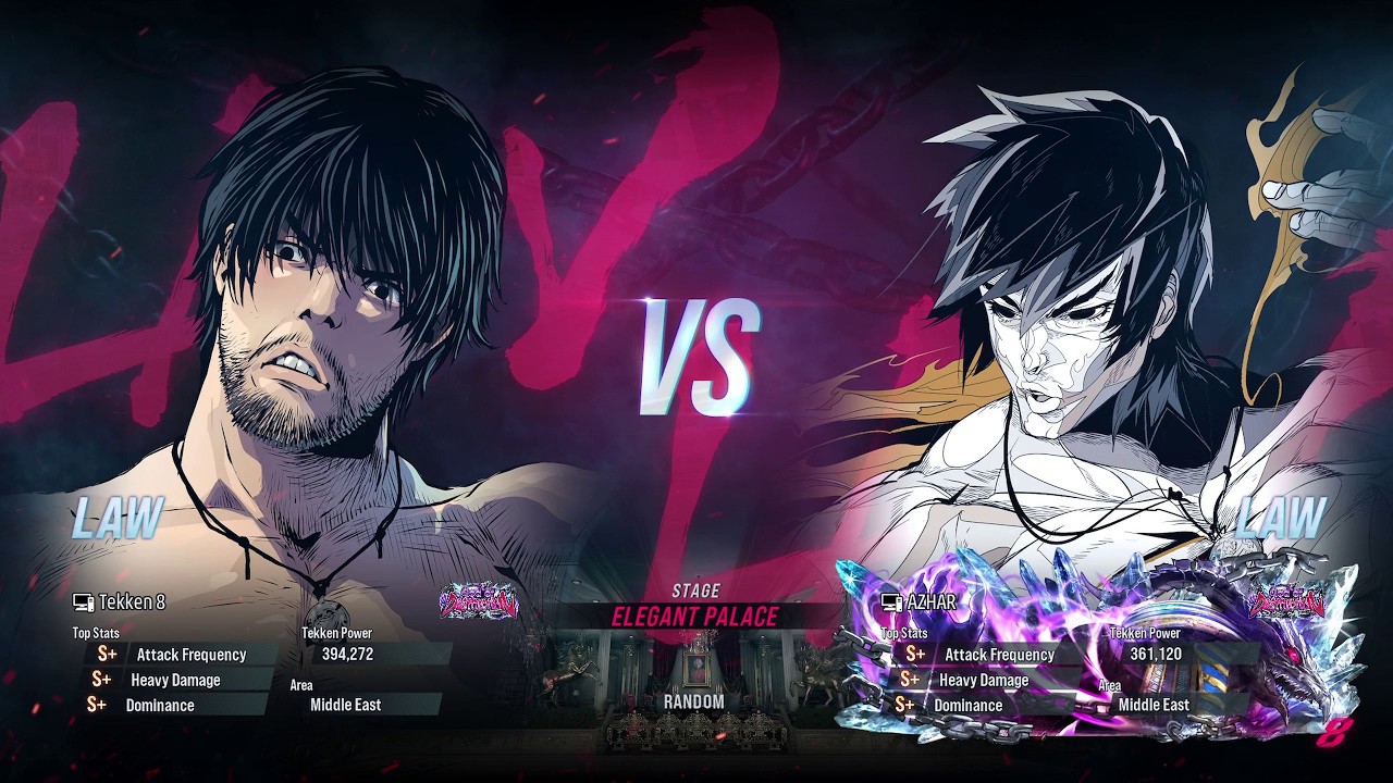 BSK (Law) VS Azhar (Law) Tekkn 8 Ranked