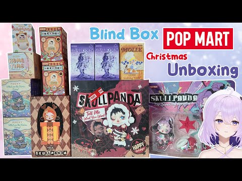 POP MART UNBOXING!! BLIND BOX SKULLPANDA, BABY MOLLY AND PUCKY !!
