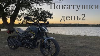 МотоПокатушки заехал на речку часть 2