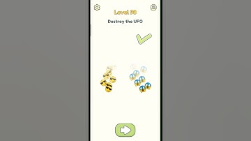 DOP 2: Delete One Part | Level 98   Destroy the UFO #dop #dop2 #gameplay #androidgames #shorts