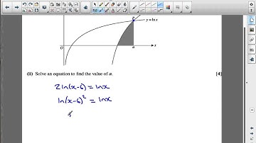 OCR C3 June 2009 q8ii - AS/A2 Maths - Exponentials and Logs