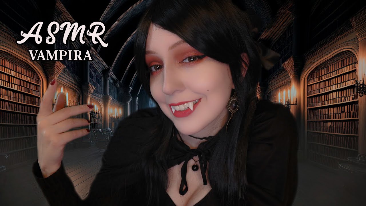 ⭐ASMR VAMPIRA te Convierte! 🧛‍♀️ [Sub] Atención Personal de Halloween 🎃