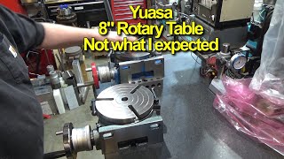 QTR 115 Yuasa 8in Rotary Table @DudleyToolwright