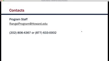 Rangel Summer Enrichment Program Overview Webinar