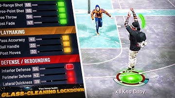 How To Make The BEST SHOOTING GLASS CLEANING LOCKDOWN BUILD ON NBA 2K20 FOR PARK CBOY DEMIGOD BUILD