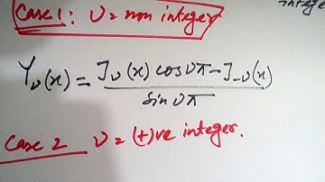 Bessel Function of second kind :concepts (in bangla)