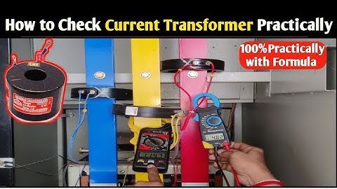 How to Check Current Transformer!C.T. Testing Practically on Field