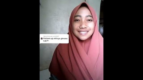 Cewek berjilbab ketawa kuntilanak lucu persis