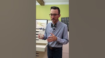 What does a paleontologist have in his collection? A white Megalodon tooth! 🦈  #fossils