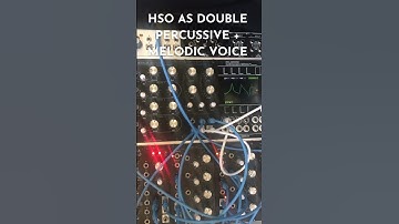 Harmonic Shift Oscillator as a double Percussive + Melodic Voice #ambient #darkambient #eurorack