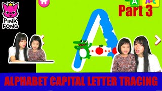 Learn Abc Phonics By Tracing Capital Letters With Pinkfong And Ella Learning Videos For Kids