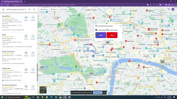 Get email user review google map