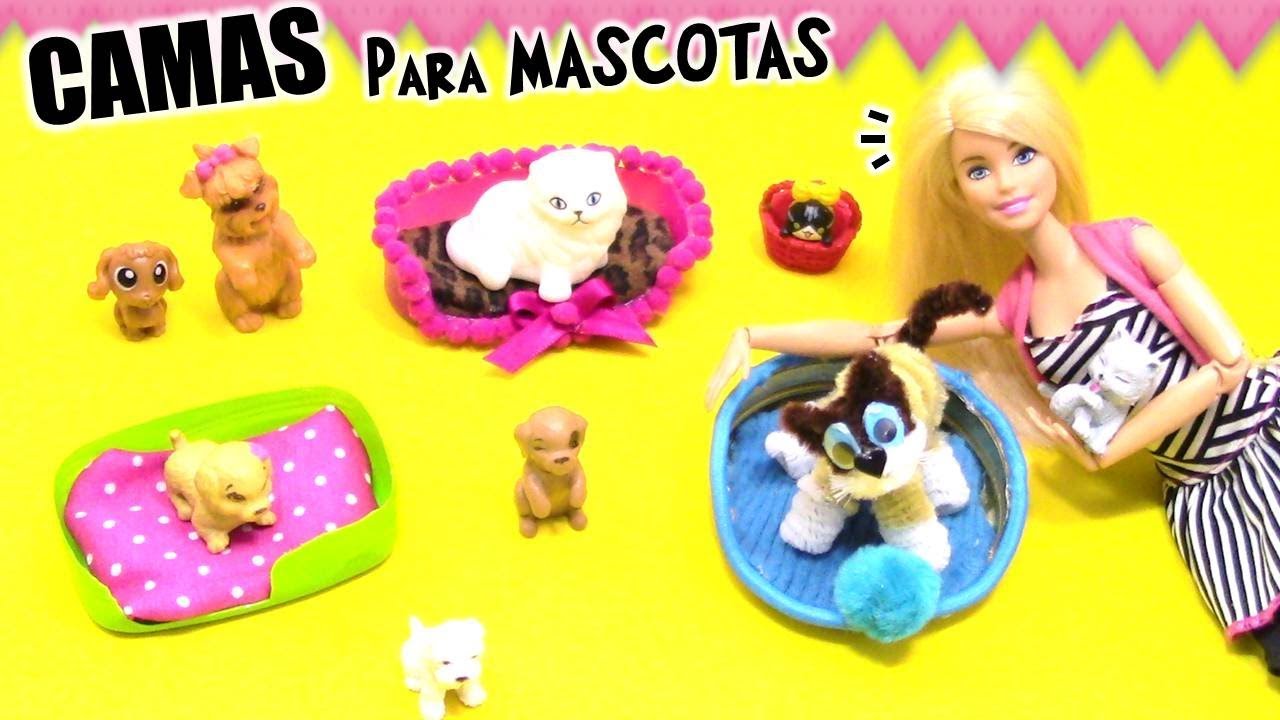 Rayo Fontanero Adquisición 🐱 Como hacer CAMA para GATOS mascotas para MUÑECAS Barbie // Caramelito -  YouTube