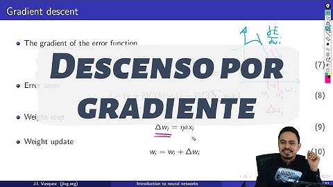 Descenso por gradiente explicado a detalle