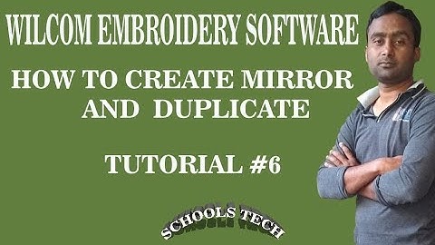 Wilcom In Hindi English How To Create Mirror And Duplicate Tutorial 6