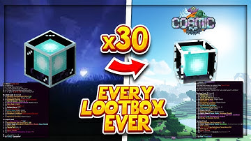 OPENING *ALL* THE COSMICPVP LOOTBOXES EVER! (50+ LOOTBOXES) | CosmicPvP Montage #2