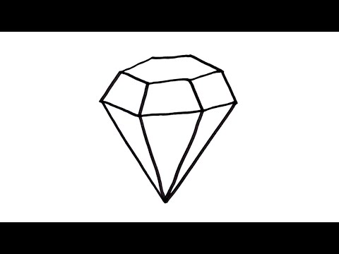 Video: Kako Nacrtati Dijamant