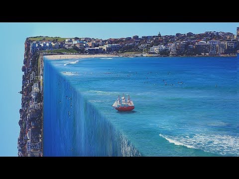 D Ocean Effect | Photoshop Tutorial ( Perspective Bending)