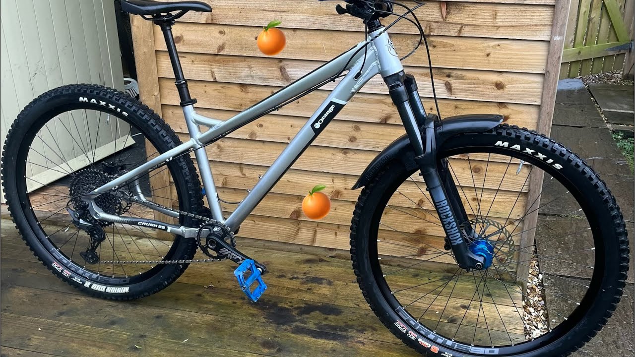 Mountain bike trails West Yorkshire on my orange 🍊crush , esholt 