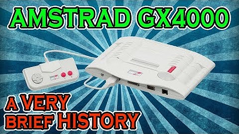The Amstrad GX4000 Game Console 🎮 A VERY Brief History