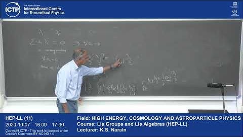 Lie Groups and Lie Algebras (HEP-LL) Lecture 11