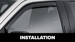 WeatherTech Side Window Deflectors: Front Installation screenshot 5