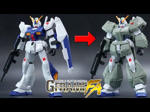 EX弾のチョバムアーマーを装備!【GフレームFA01】ガンダムNT-1 アレックス/機動戦士ガンダム0080ポケットの中の戦争 食玩レビュー