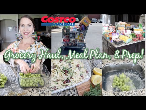 Monthly Costco Grocery Haul, Meal Plan, & Prep! Do I Have My Life Together? YeahNo. *With Pr