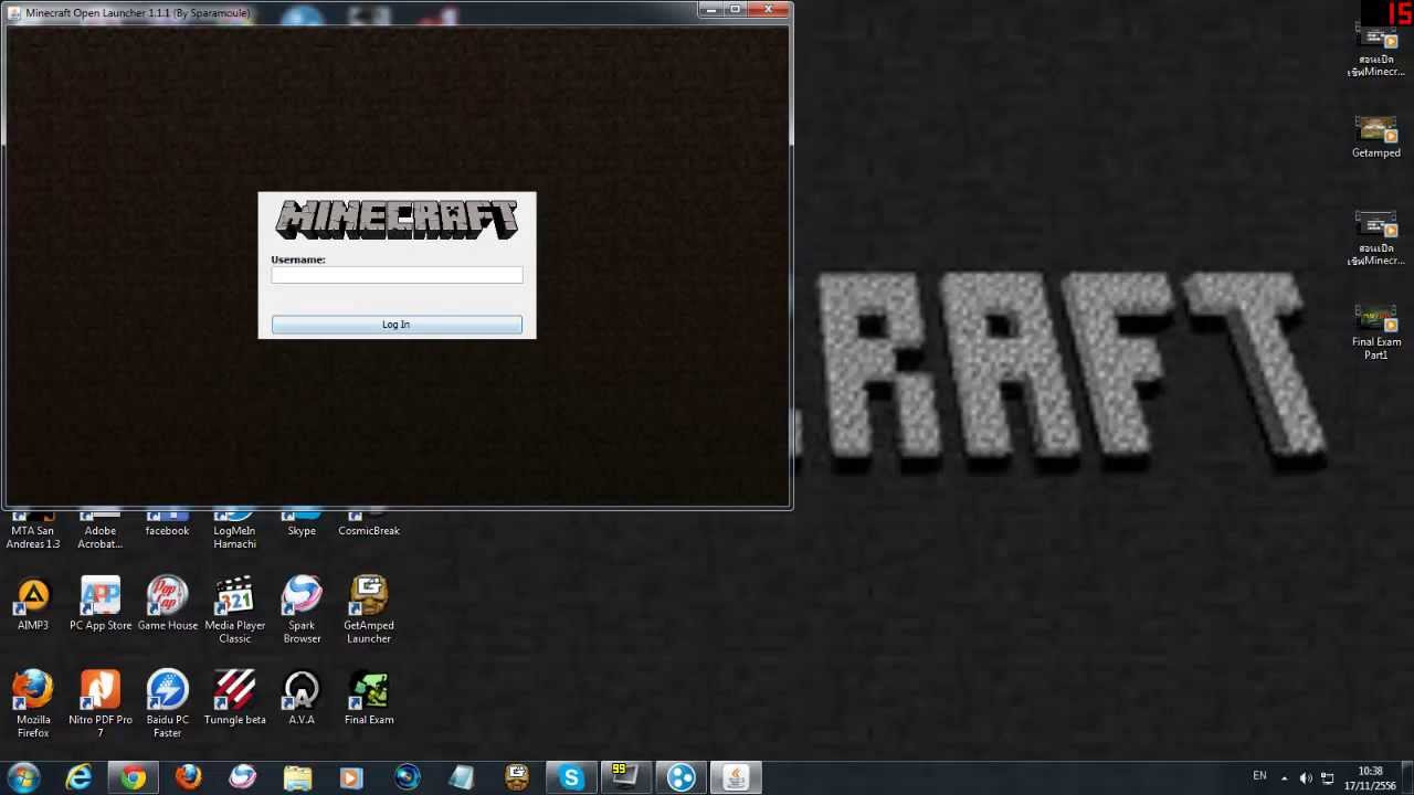 สอนลงminecraft 1.7.2 ของmc-skv