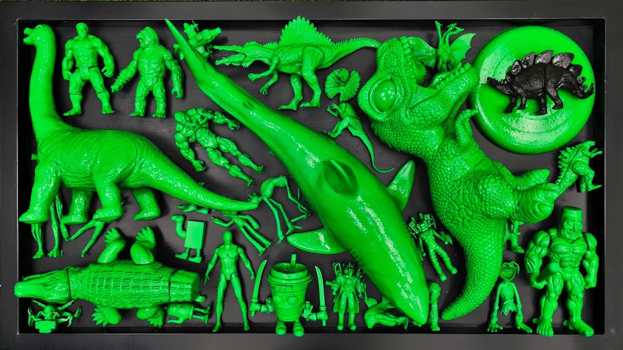 Dinosaurus Jurassic World Dominion: T-rex/Brachiosaurus/Skibidi/Spider-Man/KingKong/Tung Tung Sahur