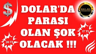 DOLAR'DA PARASI OLANLAR RESMEN ŞOK OLACAK...!