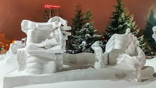XX Сибирский фестиваль снежной скульптуры. Новосибирск.