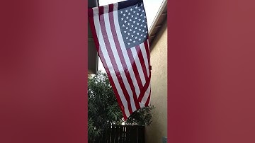 Solving the U.S. Flag "wrapping around itself" issue with DIY "FLAGnets" (magnets for your flag)