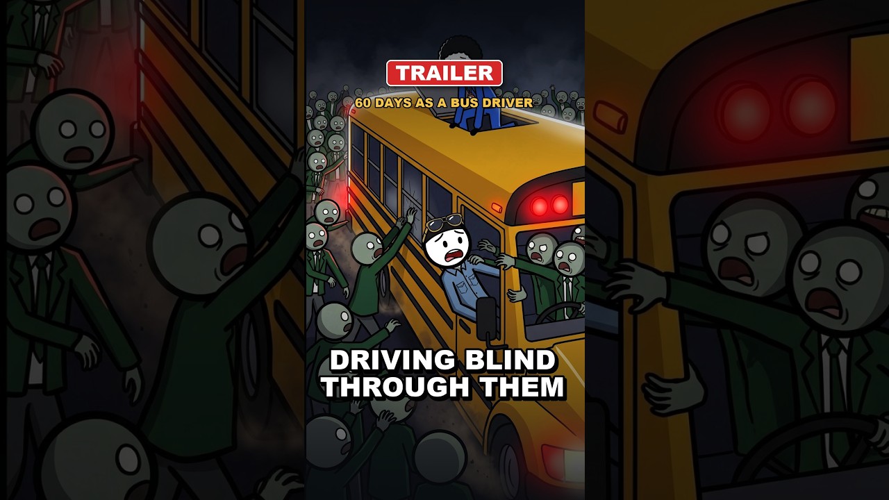 Bus Driver in Zombie Apocalypse · Official Trailer: Someone Took Your Mirrors #zombie #survival poster