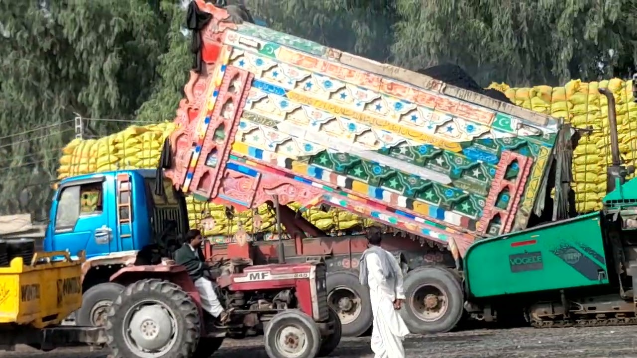 Mianwali Multan road construction in layyah.