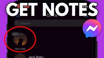 How to Get Notes on Messenger (2023)
