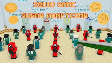 Squid Game | Sugar Honeycomb | Minecraft Animation | Original Series